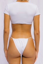 Load image into Gallery viewer, &#39;Tennis Whites&#39; Bikini Top
